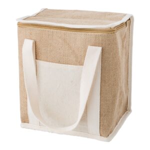 Kühltasche aus Jute mit individueller Veredelung