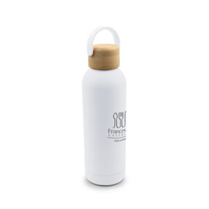 Thermosflasche 500 ml aus Bambus für Ihre Werbung